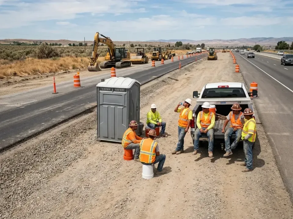 highway-road-construction-crew-007 — frequently asked questions, Porta Potty and Restroom Rentals in San Leandro, CA